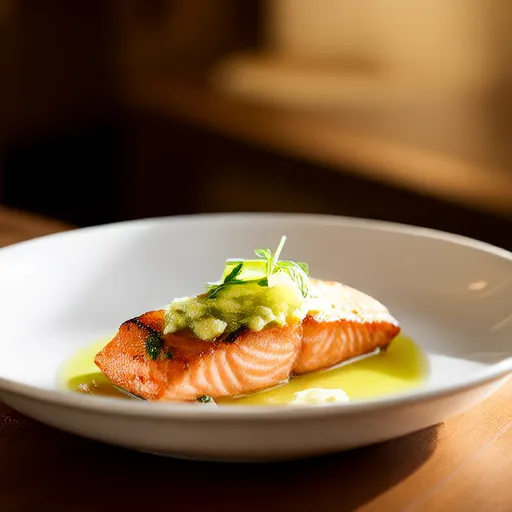 Salmone con limone e aneto