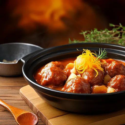 Slow Cooker Chicken Apple Butter Meatballs