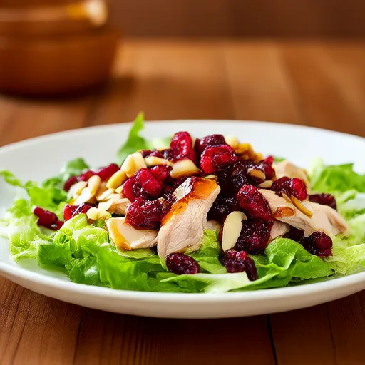 Insalata di pollo e mirtilli rossi