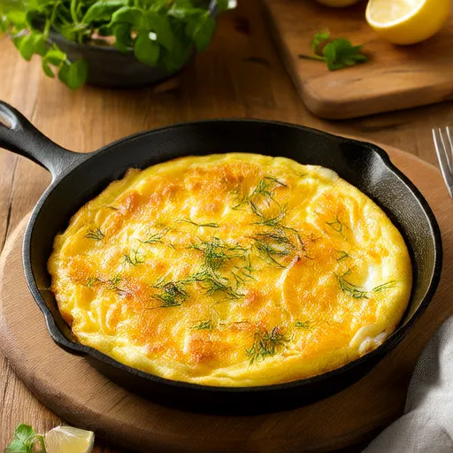 Frittata Kentang dan Keju