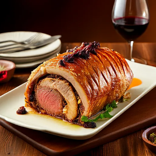 Stuffed and Rolled Pork Tenderloin