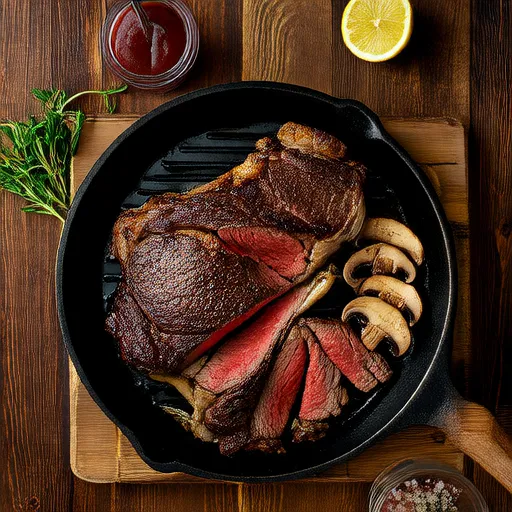 Filete Mignon Perfectamente Sellado en Sartén