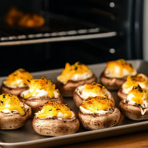 Stuffed Cream Cheese Mushrooms