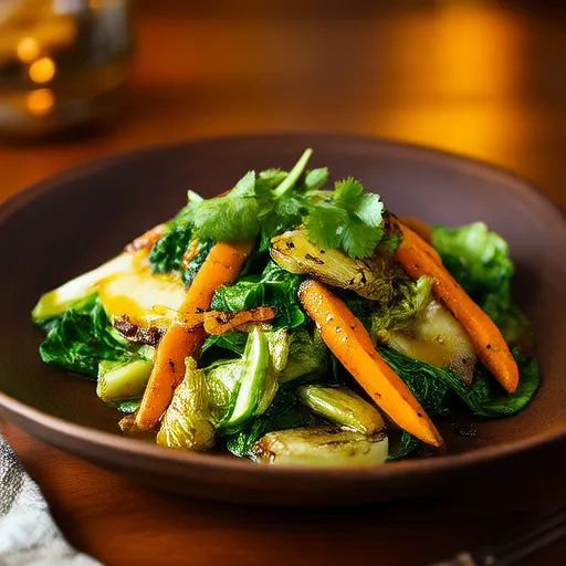Salade de légumes du potager