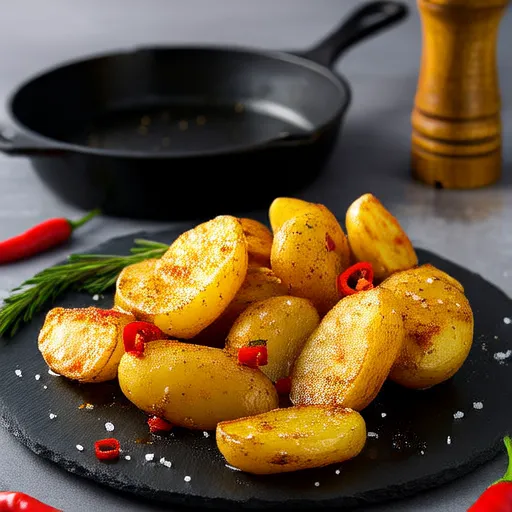 Kentang Panggang Oven Krispi untuk Sarapan