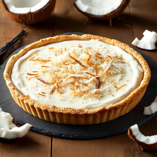 Torta de Creme de Coco Tradicional