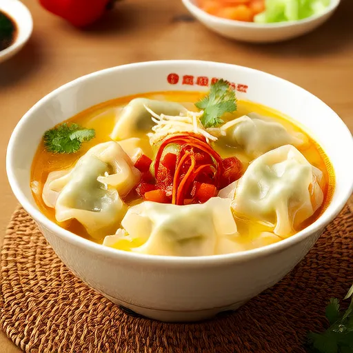 Tortellini Keju dalam Santan Kelapa Kari