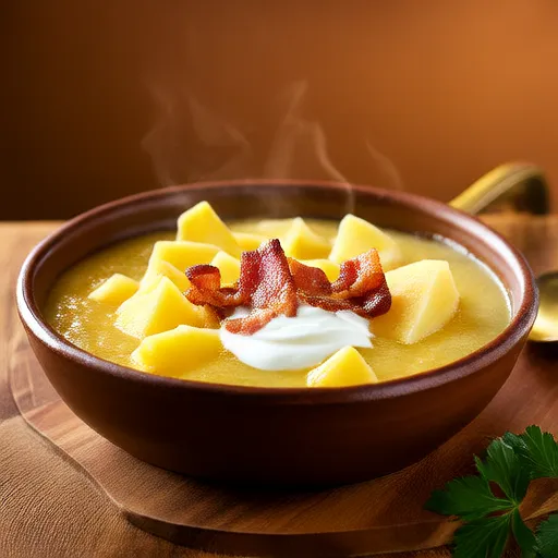Soupe Allemande aux Pommes de Terre et au Bacon