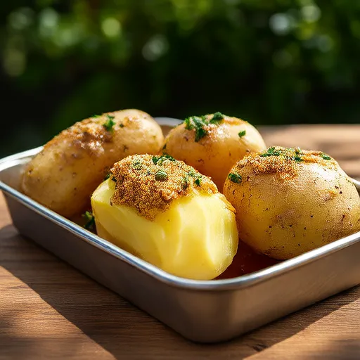 Leslie's Salty Grilled Potatoes
