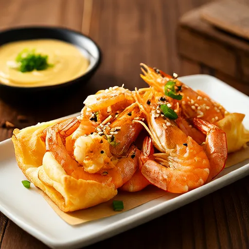 Garlic Shrimp in a Blanket