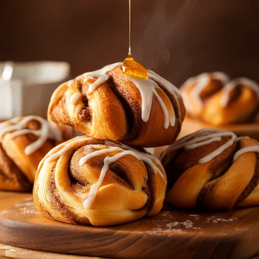 Rollos de canela con masa madre