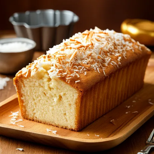 Kokos-Sahne-Pfundkuchen