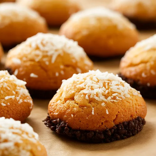 Macarrones de Coco en Freidora de Aire