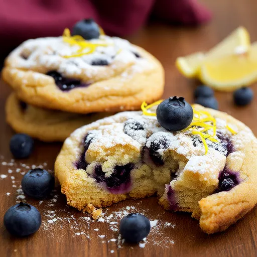 Blueberry Crumb Cake Cookies