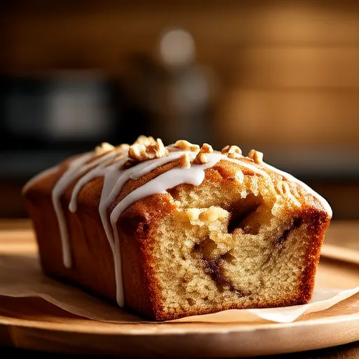 Pão de Banana e Pêssego