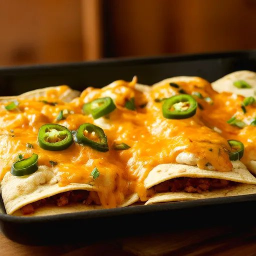 Chicken Enchiladas with Flour Tortillas