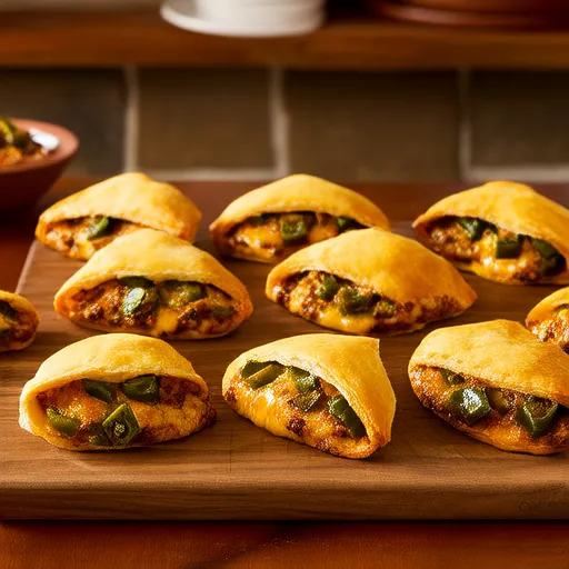 Empanadas de chile Poblano y queso