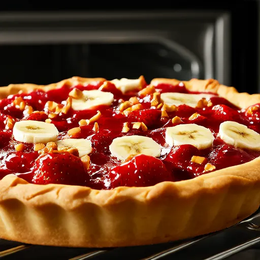 Strawberry Banana Pie