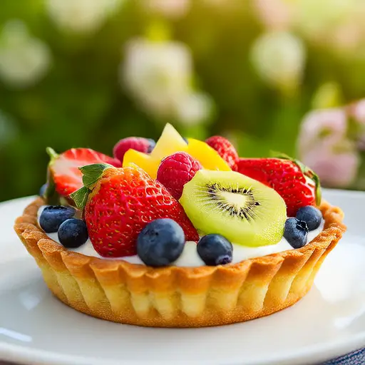 Beautiful Summer Fruit Tart