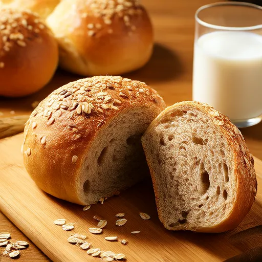 خبز سريع بالشوفان والقمح الكامل