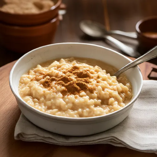 Brown Rice Raisin Pudding