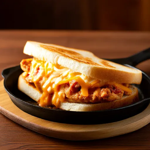Bánh Mì Nướng Kimchi Gà