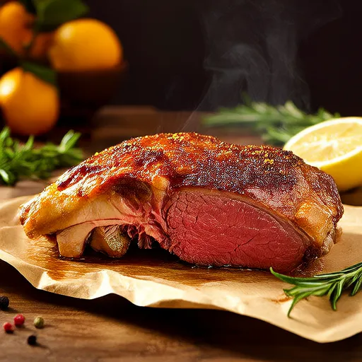Pechuga de Cordero Asado
