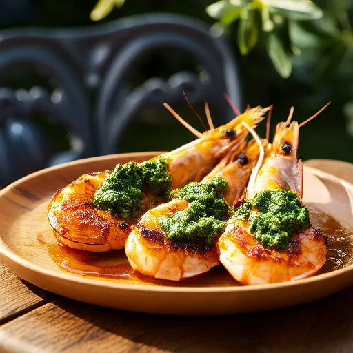 Tôm nướng kiểu Scampi