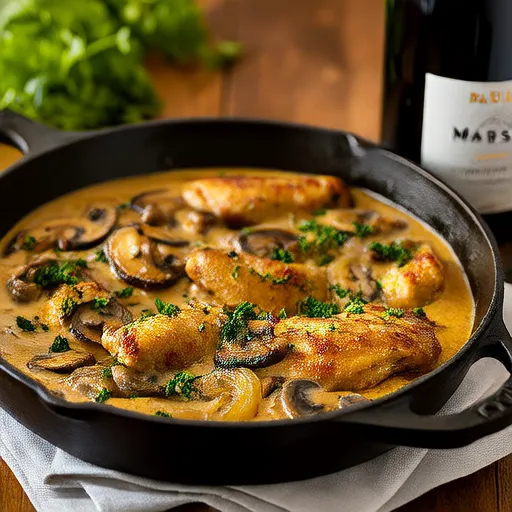 Creamy Chicken Marsala