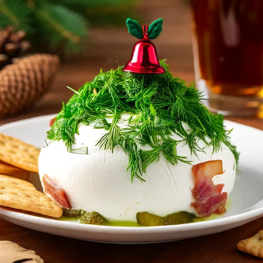 Bola de Queijo Enfeite de Natal