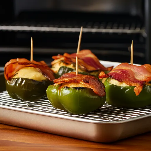 Bacon Sarılı Fıstık Ezmesi Jalapeños