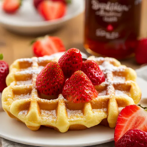 Erdbeerwaffeln