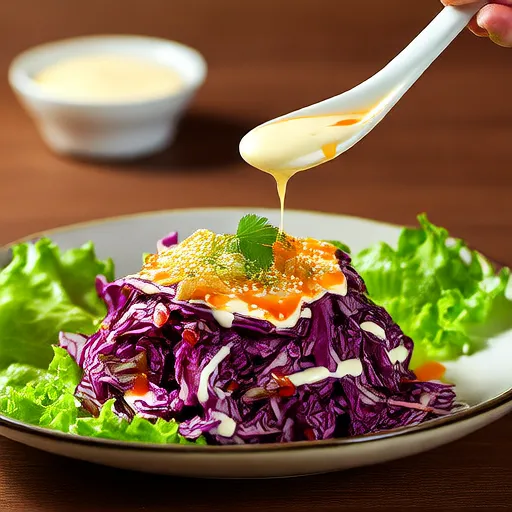 Saus Salad Kubis Mudah