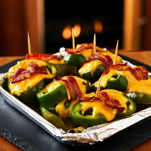 Bacon Çedarlı Jalapeno Patlatıcılar