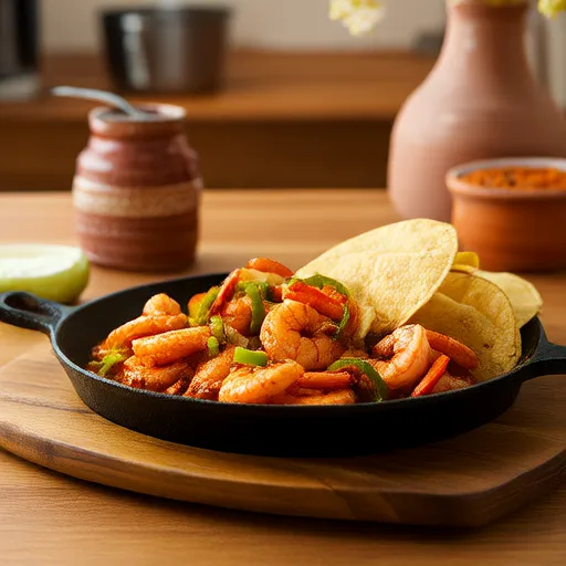 Gegrillte Garnelen-Fajitas