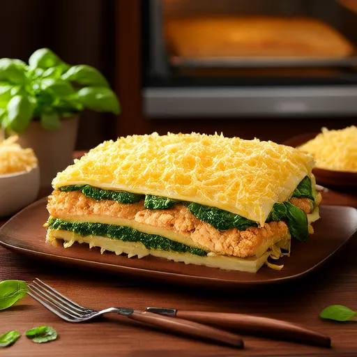 ホワイトチーズチキンラザニア