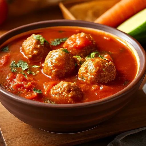 Mexican Chicken Meatball Soup (Sopa de Albóndigas de Pollo)