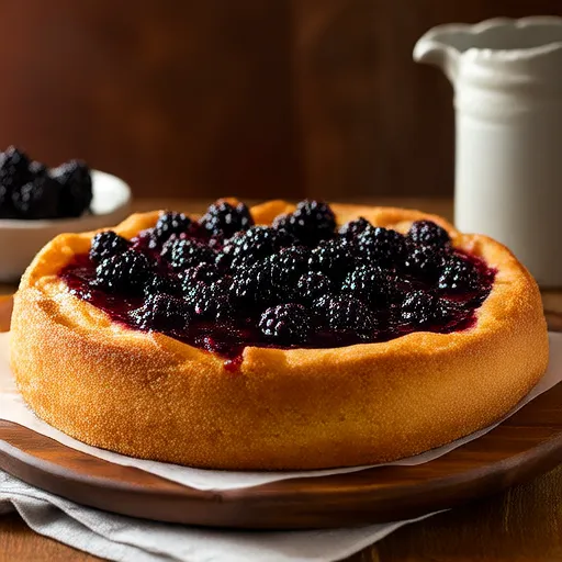 Pastel de moras negras de mamá