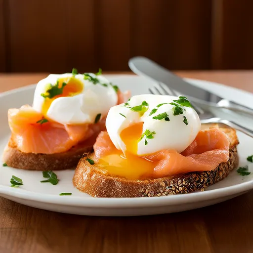 Eggs Benedict with Salmon