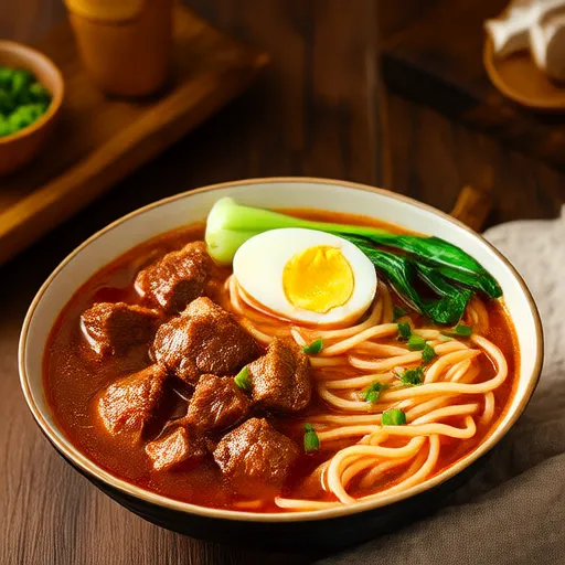 Yakamein (Soupe aux nouilles style La Nouvelle-Orléans)