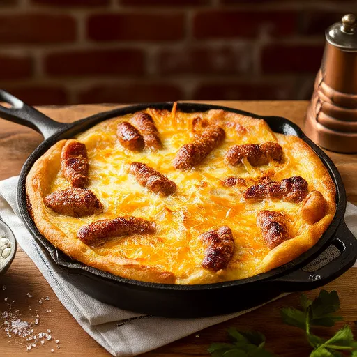 Casserole Sarapan Sosis Kentang Panggang