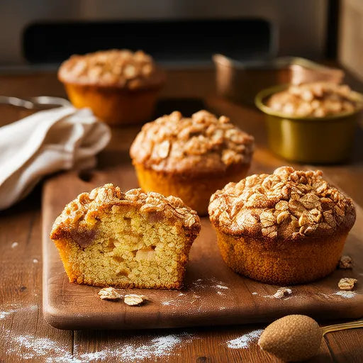Muffin alla Zucca e Mela con Topping Streusel