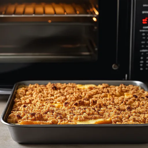 Crumble di mele al microonde