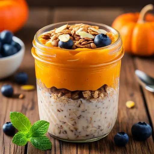 Porridge du soir au goût de tarte à la citrouille