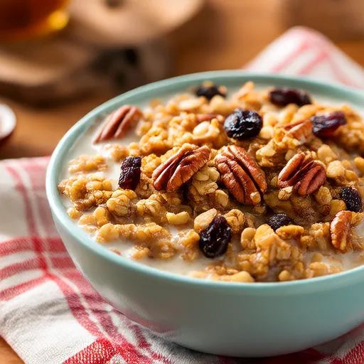 Granola con Avena, Coco y Nueces Pecanas