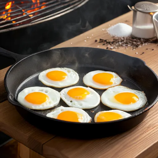 Eggs on the Grill