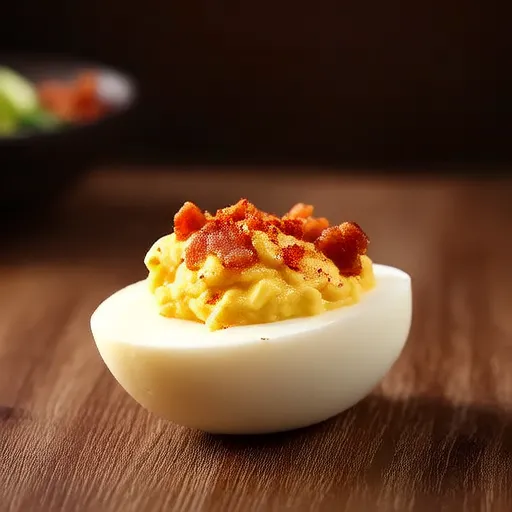 Ovos Recheados Picantes com Jalapeño
