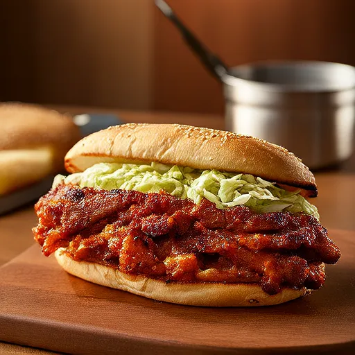 厨师约翰的仿制麦当劳 McRib 三明治