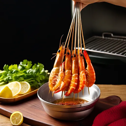 Grilled Marinated Shrimp
