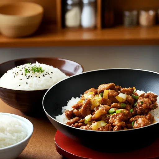Saltare in Padella Tacchino Macinato Teriyaki